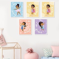 Transform Your Space: 9 Motivational Black Girl Art Prints for Kids’ Rooms