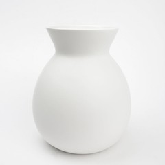 Elegant Modern Solid White Ceramic Vases Indoor Floral Display Home Decor New