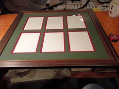 Picture Frame Large 23″X24.5″, Hold Six 7″X5″ Photos, Wooden Wall Hung