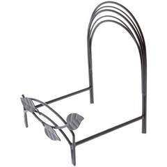 Bard’s Black Wrought Iron Bowl, 8″ H x 6″ W x 5.5″ D (For 9″ – 11″ Bowls)