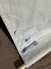 NWT Surya Savion Woven White & Black Hanging Wall Hanging Art Geometric 24″x36″