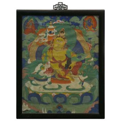 US Seller – Framed Tibetan Thangka Painting