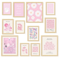 97 Decor Pink Wall Decor Aesthetic Pictures – Matisse Wall Art Pink Posters f…