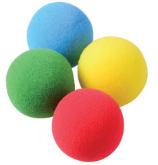 Multi-Color Carnival 2.5″ Foam Balls (12 Pack) Squeeze Relaxable Stress Relief F