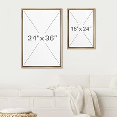 Wall26 Birds in Flight Wall Art Minimal Modern Framed Canvas Print Set of 3