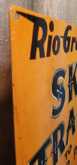 Vintage Rio Grande Ski Train Reproduction Steel Sign FREE SHIPPING