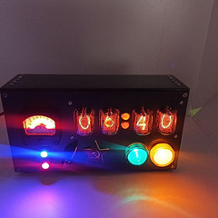 Metro 2033 Game Nixie Tube Table Clock with IN-12 Tubes Steampunk – Apocalypse
