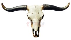 Southwestern Faux Texas Longhorn Skull Steer Rustic Cabin Ranch Decor 20 1/4″