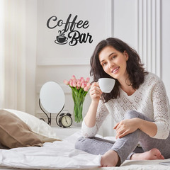 Metal Coffee Bar Sign Wall Art Decor for Kitchen Living Room Home Office