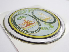 Sticker Great Seal State South Carolina Shield Adhesive Decal Resin Domed Car 3D