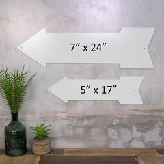 Personalized Arrow Sign Left Right This Way Sign Pointing Delivery 105170003001