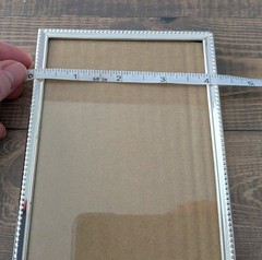 Vintage ECCOLO silver beaded edge picture frame vertical or horizontal