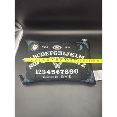 Ouija Board Spirit Board Pillow Gothic Halloween Decor Yes No Alphabet Cushion