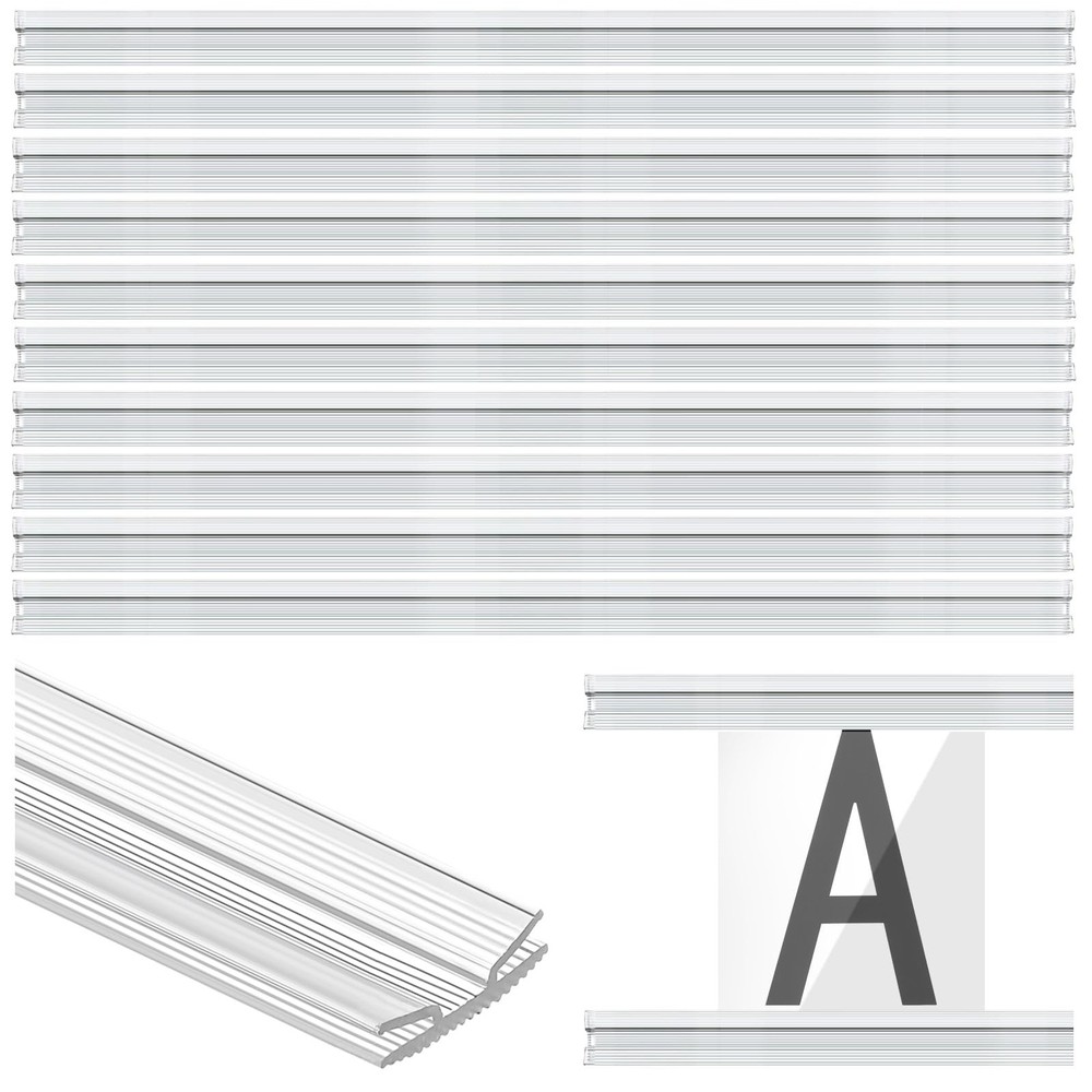 10 Pcs 60 Inch Letter Tracks for Plastic Sign Plastic Marquee Letter Board Tr…