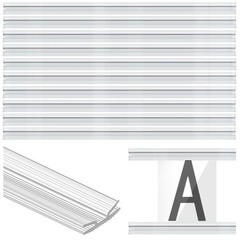 10 Pcs 60 Inch Letter Tracks for Plastic Sign Plastic Marquee Letter Board Tr…