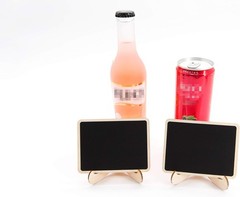 Small Rectangle Chalkboards – 4″ x 3″ Mini Signs for Parties & Decorations