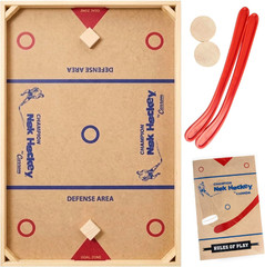 Champion Nok Hockey Game (Standard Size) — Wooden Board Games for Adults & Child