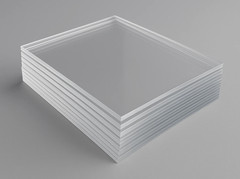 Clear PMMA Glass Plate Plastic Cut Sheet Panel Thick 1/1.5/2/2.5/3/4/5/6/8/10mm