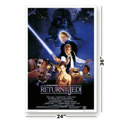 STAR WARS: EPISODE IV, V,& VI – MOVIE POSTER SET (REGULARS 2) (24″ X 36″)