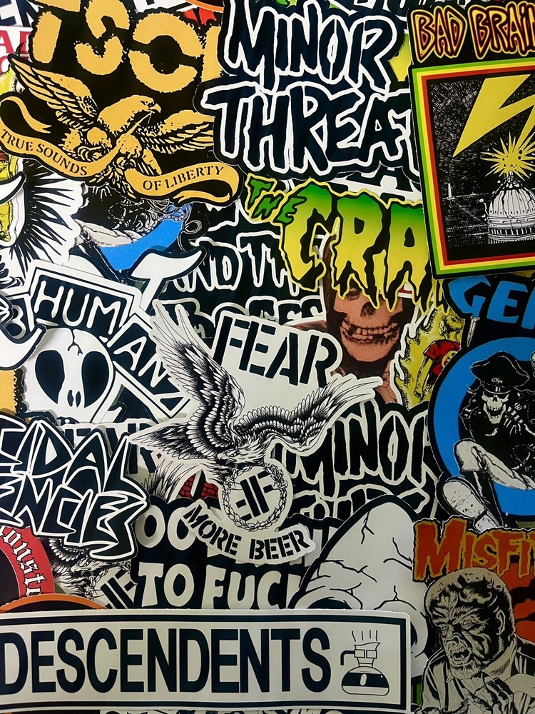 Punk Rock Sticker Pack – Misfits Minor Threat Social Distortion Descendants
