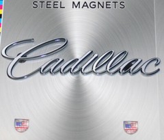 CADILLAC Script Steel Sign