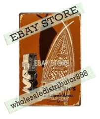 1961 Trader Vics Luau Room Tiki Surf Board MIXOLOGY metal tin sign home decor