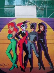 BATMAN THE ANIMATED SERIES X VILLIANS SQUAD X VYNIL HIGH-GLOSS STICKERx3x2.75″