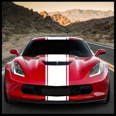 Racing Stripe Decal Automotive Hood Sticker Truck Motorcycle RV’s Vinyl – 72″