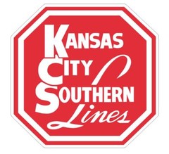 Kansas City Southern Lines Railroad Railway Train Sticker Decal R170