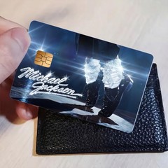 Michael Jackson Glitter Credit Card Skin King of Pop Tribute Vinyl Matte Sticker