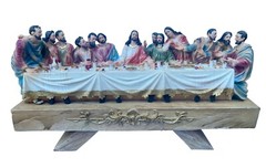 Jesus Christ The Last Supper Resin Statue Size 15*8*4.5 inch Desk Ornaments