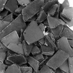 Sea Glass 16 Ounces Black | Multiple Color Choices Crushed Glass Vase Filler | A