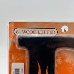 Harley Davidson 8″ Alphabet Wood Letter «D” Hang or Stand Black Orange Flame NEW