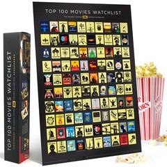 Official IMDb Top 100 Movies Scratch Off Poster | Premium Bucket List – Made …