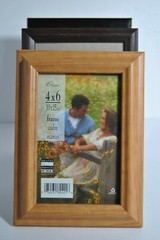Tabletop Picture Frames Lot of 3 Framed Under Glass Varies Sizes