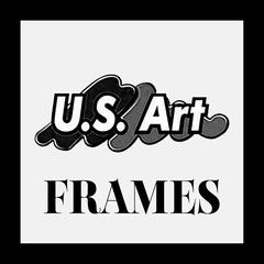 US ART Frames .75″ Black Solid Poplar Wood Picture Poster Frames, Square Sizes