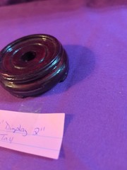 Round Wooden Display Base, 2 3/4″, 1″ Inch Tall