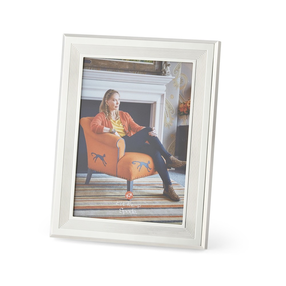 Spode Kit Kemp Photo Frame – Ribbed, 5 x 7 in