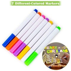 LED Note Board with Colors Acrylic Dry Erase Board with Light DIY Drawing Board