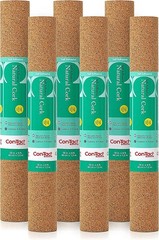 Thin Cork Sheets 18″x4ft – Self Adhesive Liner for Furniture