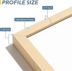 Versatile 16×20 Picture Frames with Mat for Horizontal & Vertical Display