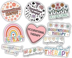 10pcs Occupational Therapist Sticker Cute OT Sticker OT Students And Therapists