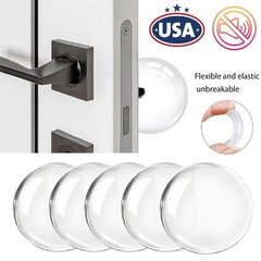 6pcs-12pcs Door Stoppers for Wall, Door Knob Wall Protector 2″, Self Adhesive US
