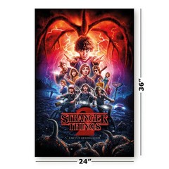 Stranger Things – Seasons 1, 2, 3, 4 & 5 – TV Show Poster Set (Regular Styles 4)
