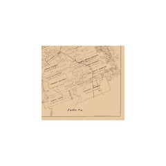 Historic County Map – McLennan County Texas – Walsh 1880 – Vintage Wall Art