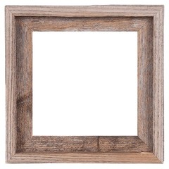 10×10–2″ Wide Signature Reclaimed Rustic Barn Wood Open Frame No Glass or Back