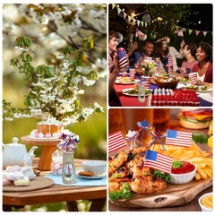 12 Pcs 4th of July Glitter Star Picks 8″ Sparkly Sticks with Bowknot (White)