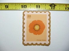 POPPY FLOWER #50 SMALL STICKER DECAL ART ARTWORK SCRAPBOOKING DECORATION