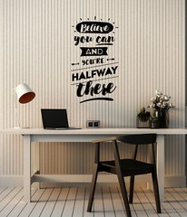 Vinyl Wall Decal Inspirational Quote for Any Room Office Stickers (ig5928)