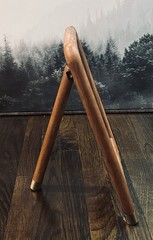 WOOD ACCENT MIRROR Brass Feet HEARTH & HAND Magnolia EASEL BACK Target RECTANGLE